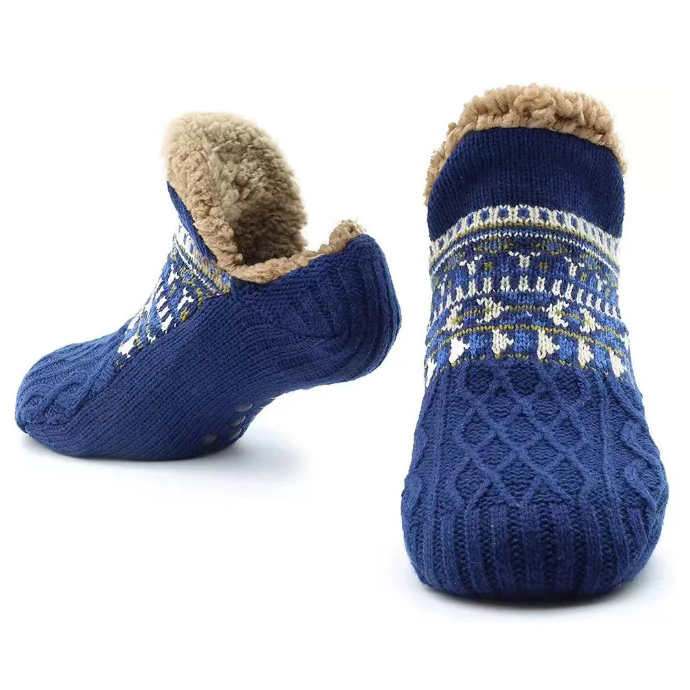 Chaussons Thermiques Hiver & Automne. Ultra Douces et Épaisses, Antidérapantes, Unisexe. Idéales pour la maison, le sommeil, le yoga ou les sols froids. Confort maximal, chaleur garantie. Vos pieds restent bien au chaud