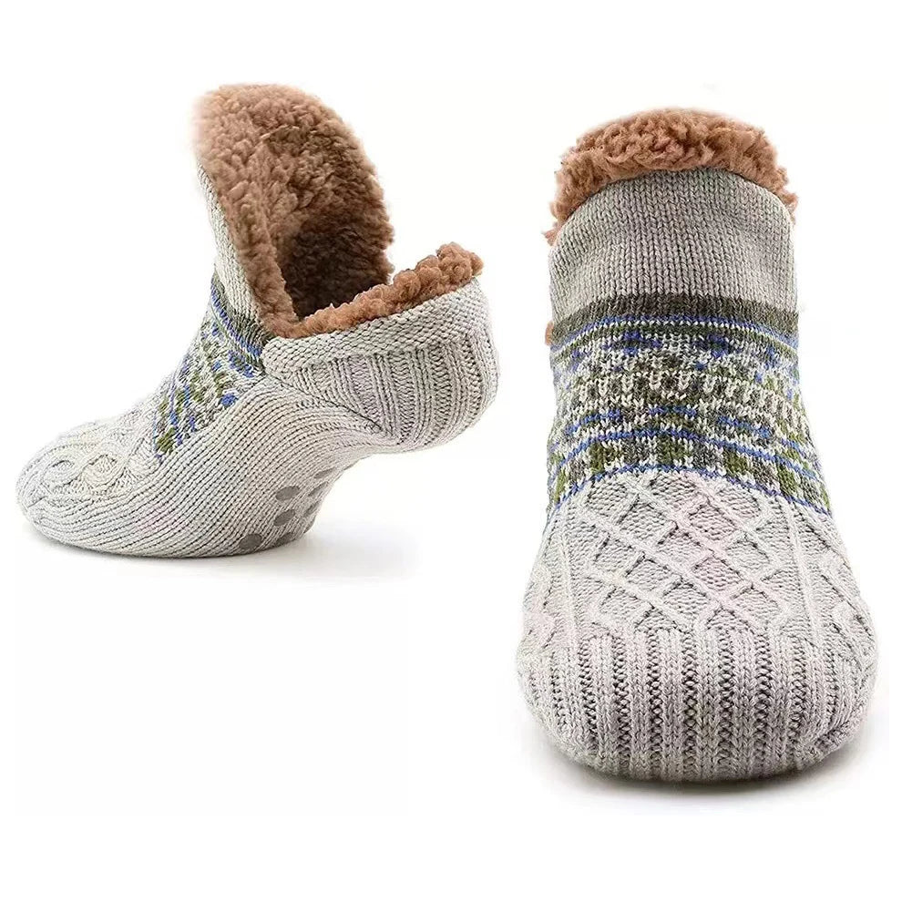 Chaussons Thermiques Hiver & Automne. Ultra Douces et Épaisses, Antidérapantes, Unisexe. Idéales pour la maison, le sommeil, le yoga ou les sols froids. Confort maximal, chaleur garantie. Vos pieds restent bien au chaud